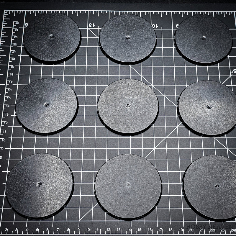70mm Round Plain Plastic Bases