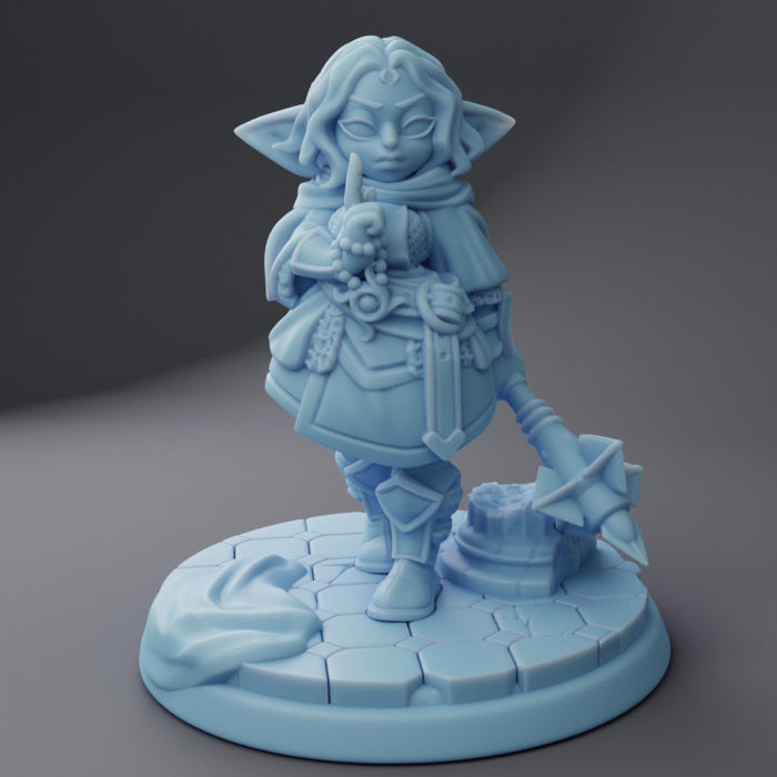 Holly the Goblin Cleric | Goblin Group Vol 2 | Fantasy Miniature | Twin Goddess Miniatures