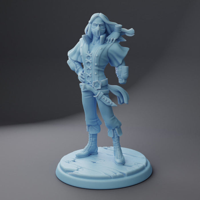 Space Pirate Grimzod (75mm) | May '23 Adventurer | Fantasy Miniature | Twin Goddess Miniatures