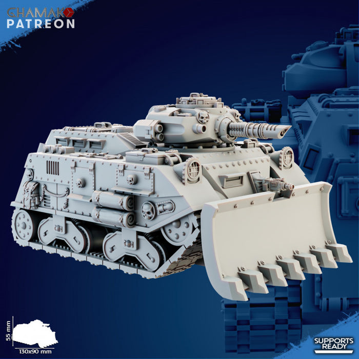 Puma Tank | Imperial Soldiers | Grimdark Proxy Miniature | Ghamak