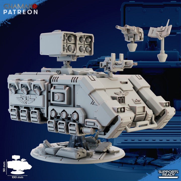 Ajax APC Tank | Brotherhood | Grimdark Proxy Miniature | Ghamak