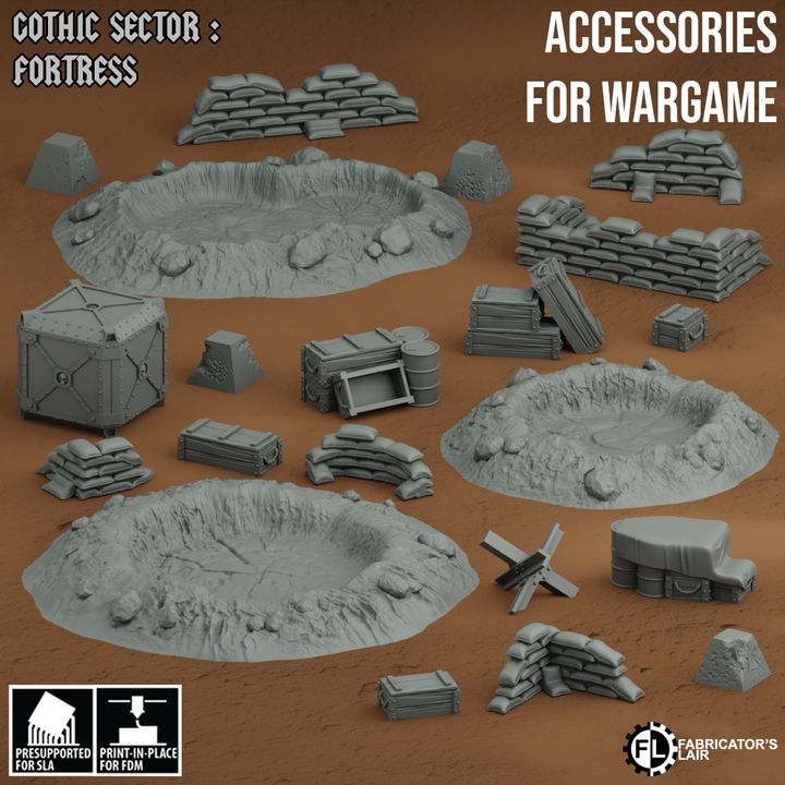 Scatter Terrain | Gothic Sector Fortress | Fabricators Lair