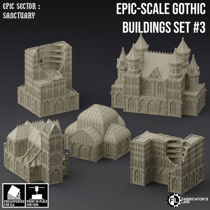 Sanctuary Building Set 3 | Epic Sector | Fabricators Lair
