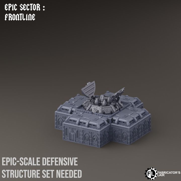Frontline Modular Building Scenery Set | Epic Sector | Fabricators Lair