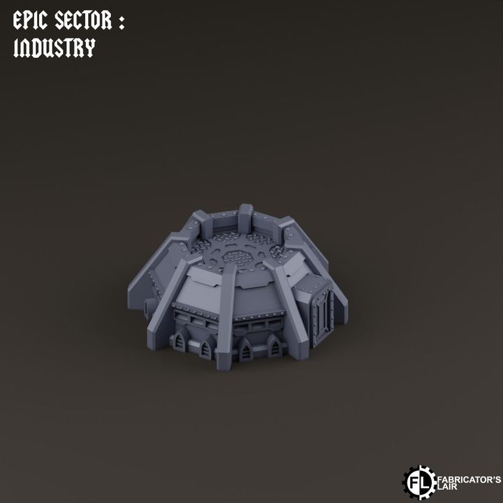 Frontline Defensive Structures Scenery Set | Epic Sector | Fabricators Lair