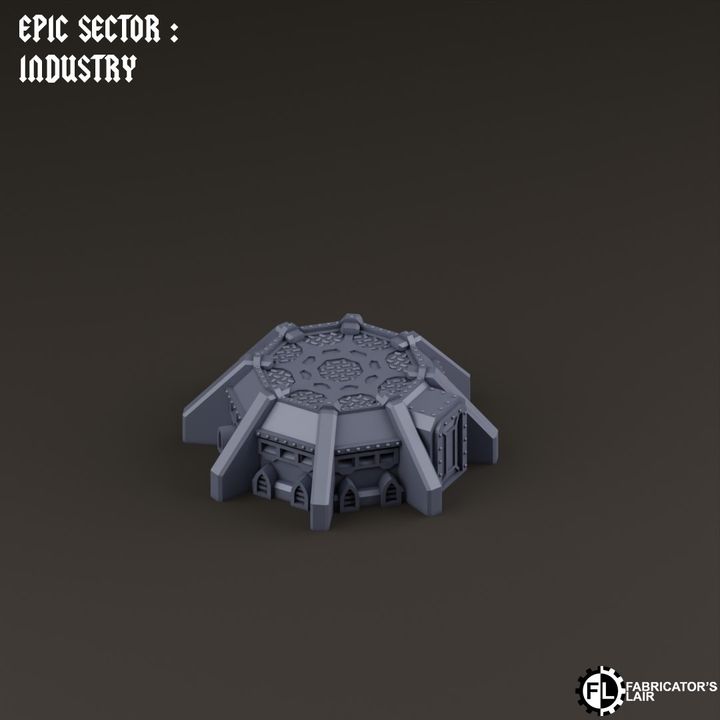 Frontline Defensive Structures Scenery Set | Epic Sector | Fabricators Lair