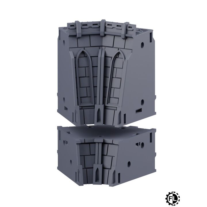 Frontline Modular Fortress Scenery Set | Epic Sector | Fabricators Lair