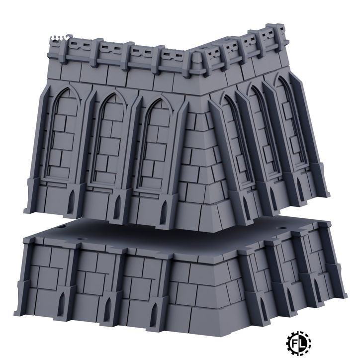 Frontline Modular Fortress Scenery Set | Epic Sector | Fabricators Lair