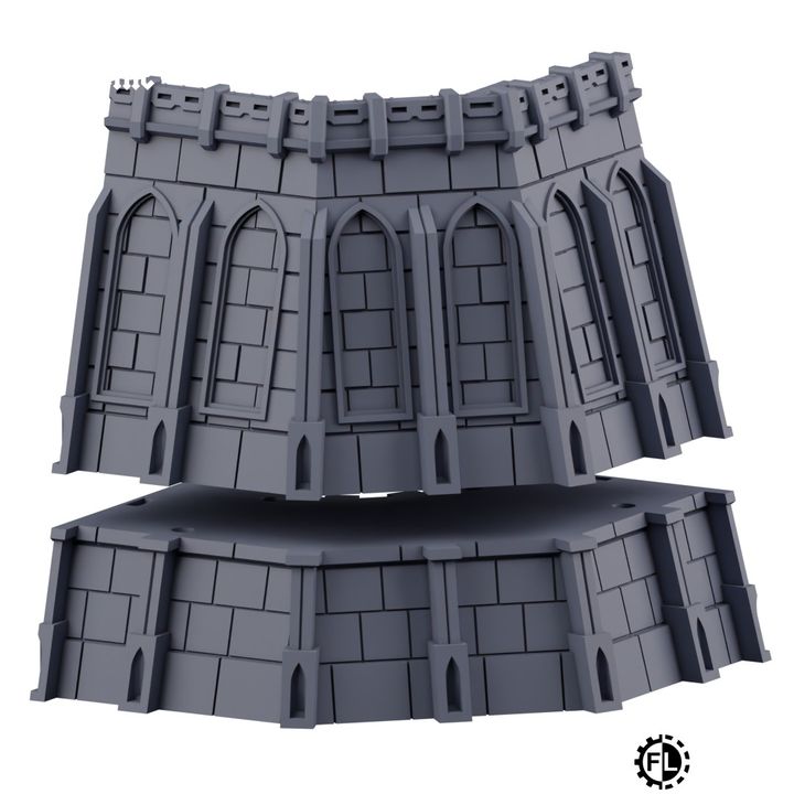 Frontline Modular Fortress Scenery Set | Epic Sector | Fabricators Lair