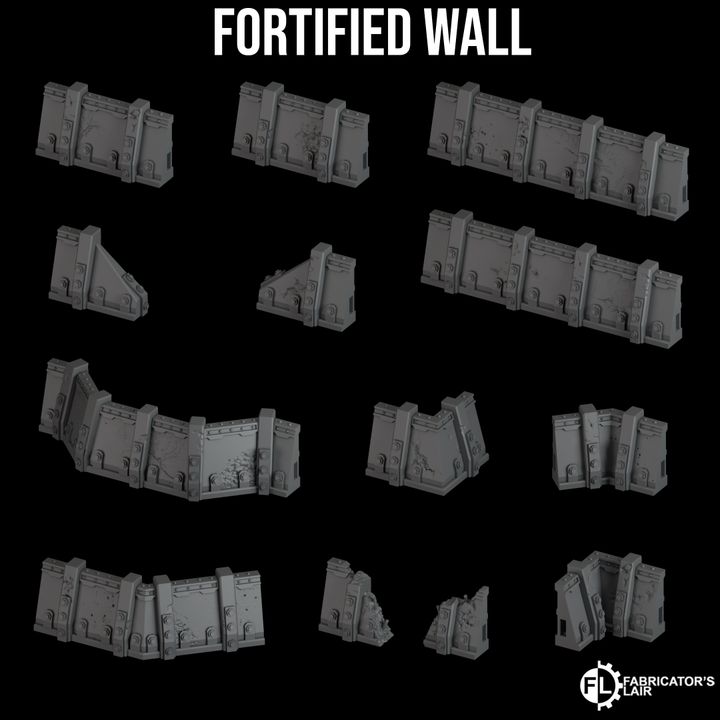 Modular Trenches & Fortified Walls Kit | Gothic Sector Fortress | Fabricators Lair