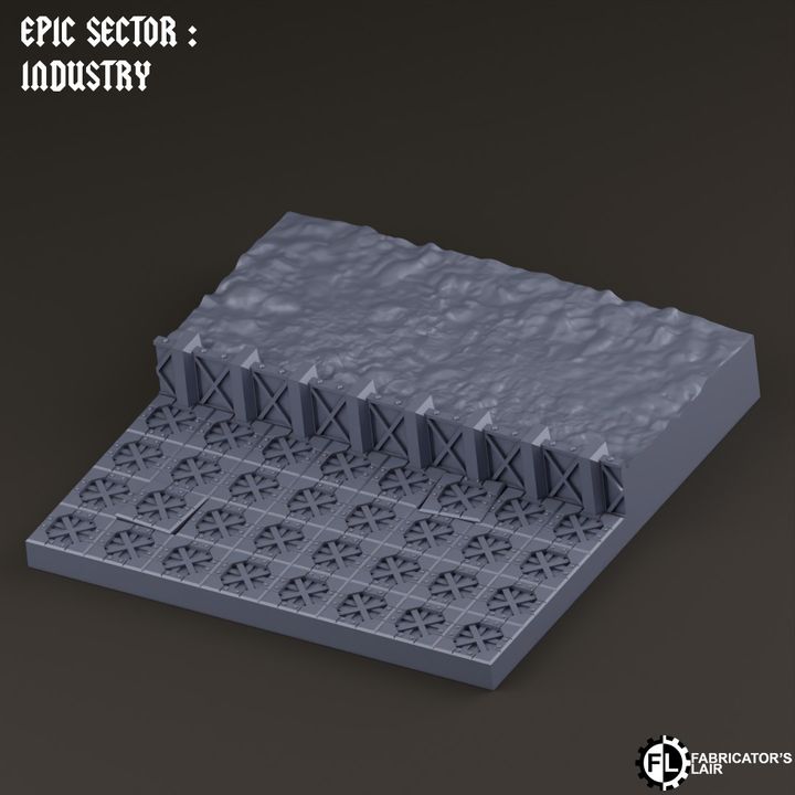 Frontline Trench Scenery Set | Epic Sector | Fabricators Lair