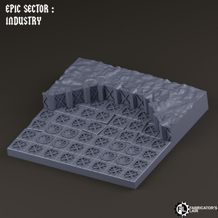 Frontline Trench Scenery Set | Epic Sector | Fabricators Lair