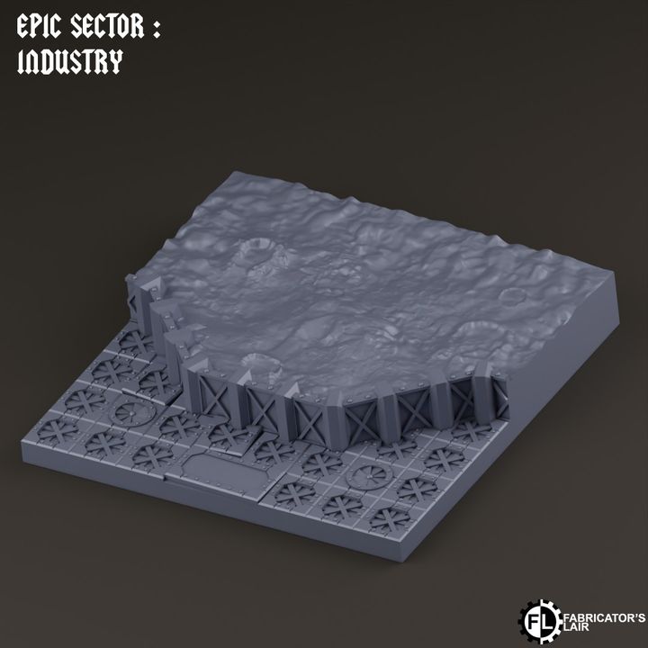 Frontline Trench Scenery Set | Epic Sector | Fabricators Lair