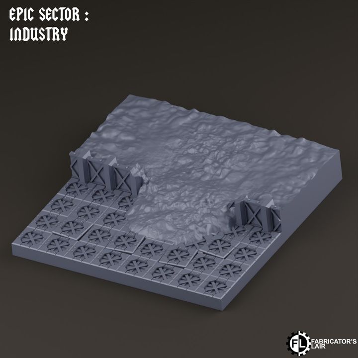 Frontline Trench Scenery Set | Epic Sector | Fabricators Lair