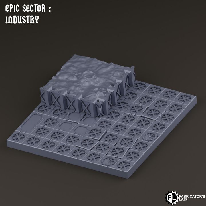 Frontline Trench Scenery Set | Epic Sector | Fabricators Lair