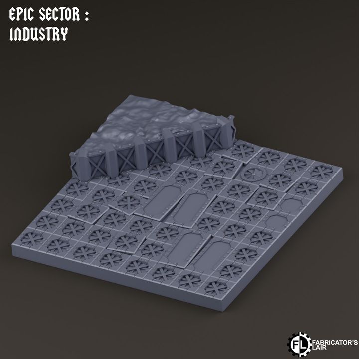 Frontline Trench Scenery Set | Epic Sector | Fabricators Lair