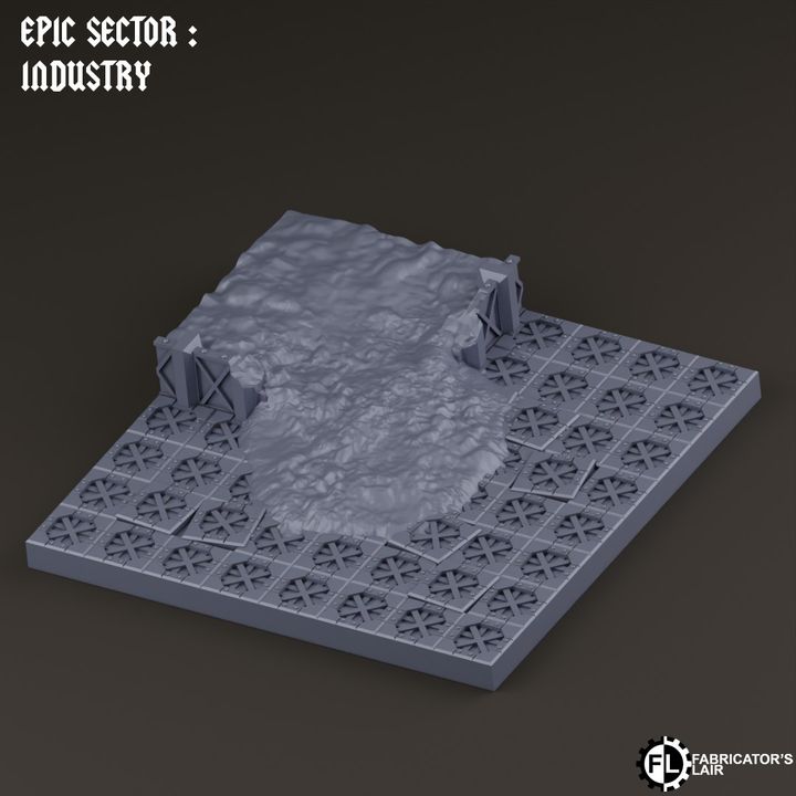 Frontline Trench Scenery Set | Epic Sector | Fabricators Lair