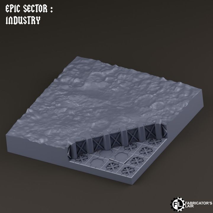 Frontline Trench Scenery Set | Epic Sector | Fabricators Lair