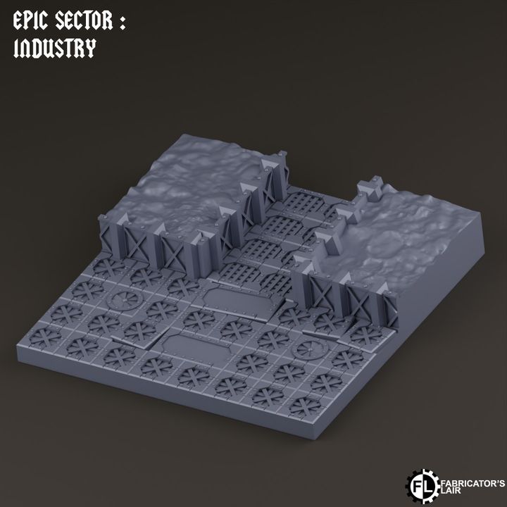 Frontline Trench Scenery Set | Epic Sector | Fabricators Lair