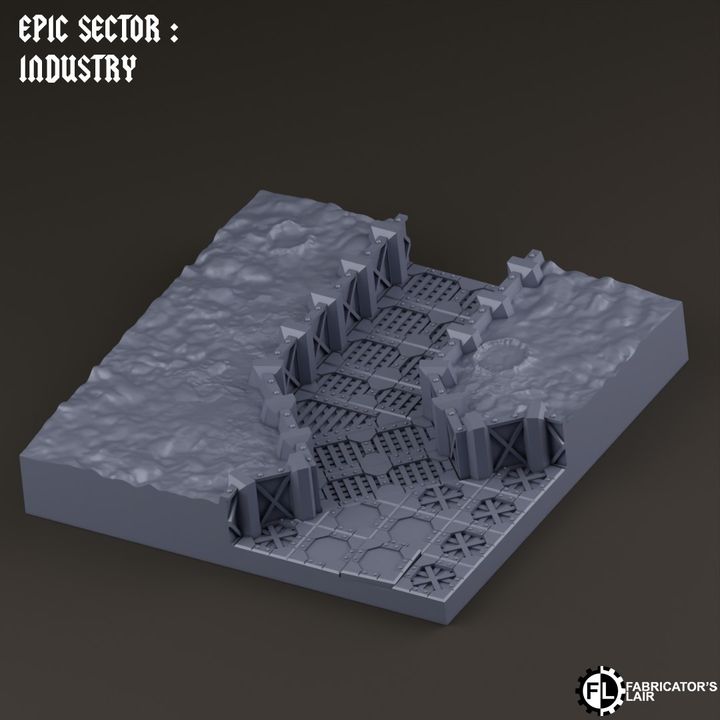 Frontline Trench Scenery Set | Epic Sector | Fabricators Lair