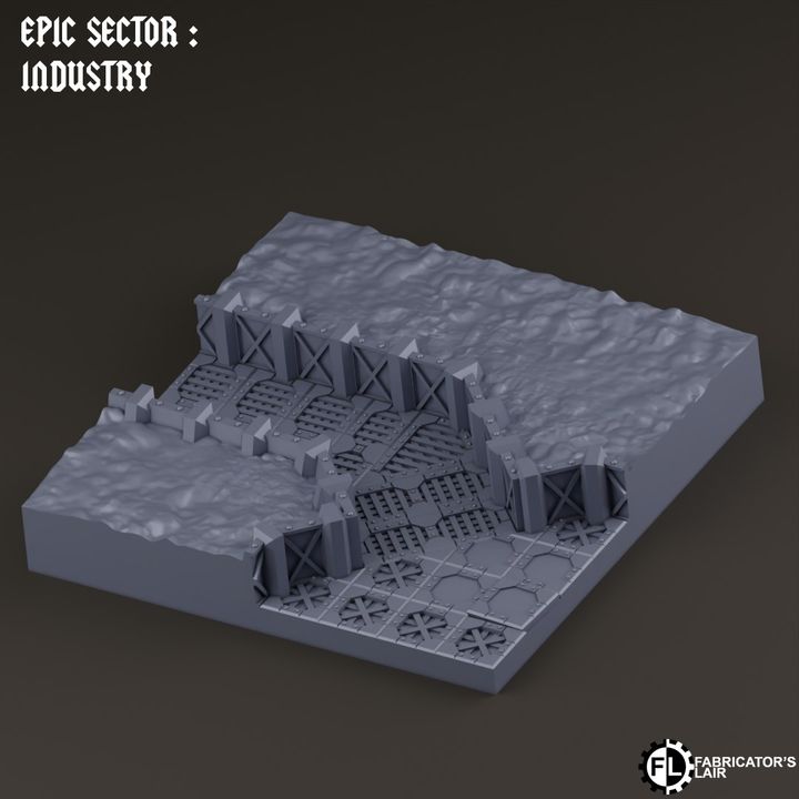 Frontline Trench Scenery Set | Epic Sector | Fabricators Lair