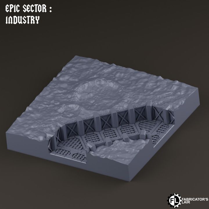 Frontline Trench Scenery Set | Epic Sector | Fabricators Lair