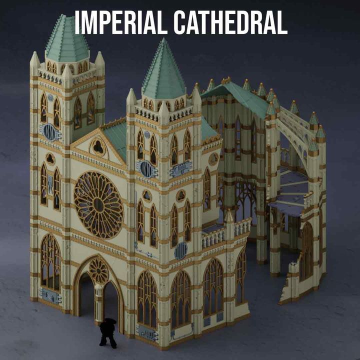 Gothic Ruins Imperial Cathedral | Gothic Sector Templaris | Fabricators Lair