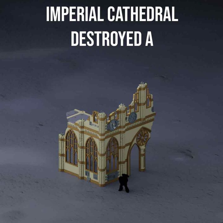 Gothic Ruins Imperial Cathedral | Gothic Sector Templaris | Fabricators Lair