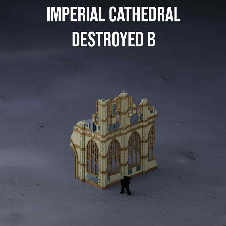 Gothic Ruins Imperial Cathedral | Gothic Sector Templaris | Fabricators Lair
