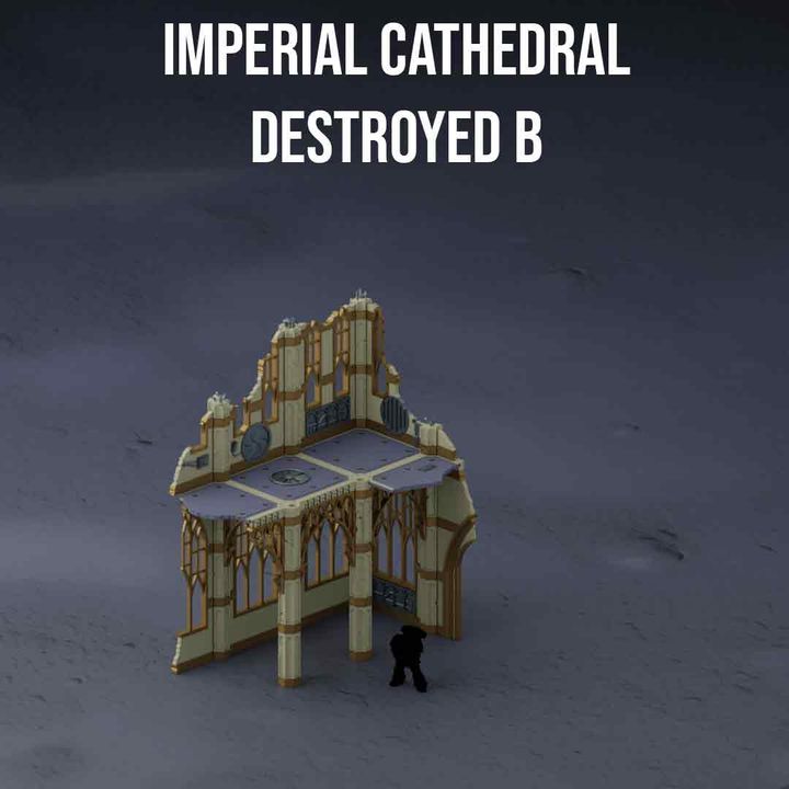 Gothic Ruins Imperial Cathedral | Gothic Sector Templaris | Fabricators Lair