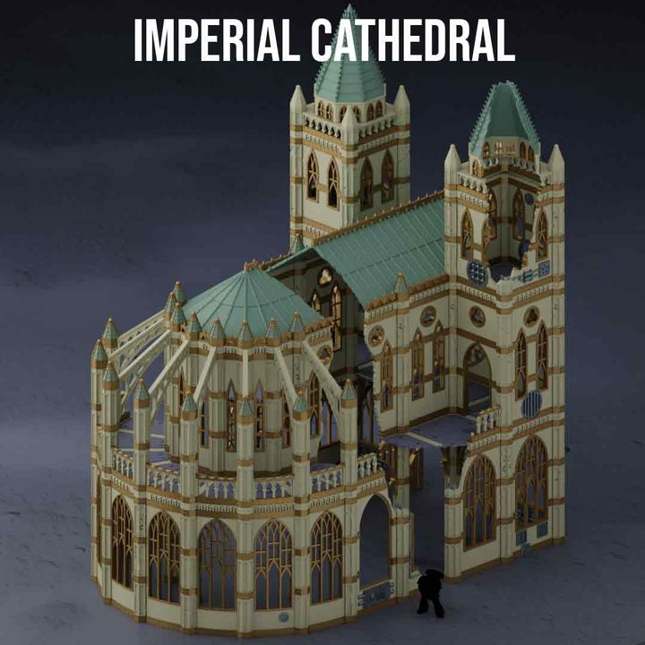 Gothic Ruins Imperial Cathedral | Gothic Sector Templaris | Fabricators Lair