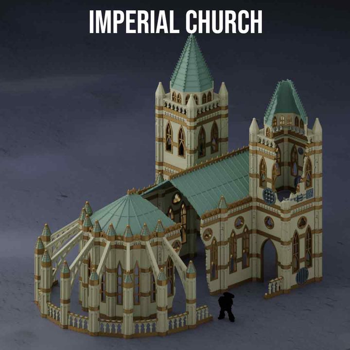 Gothic Ruins Imperial Cathedral | Gothic Sector Templaris | Fabricators Lair