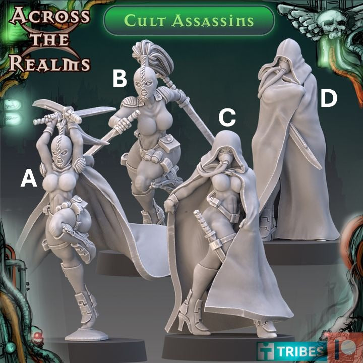 Cult Assassin Miniatures | Grimdark Citizens | Across the Realms