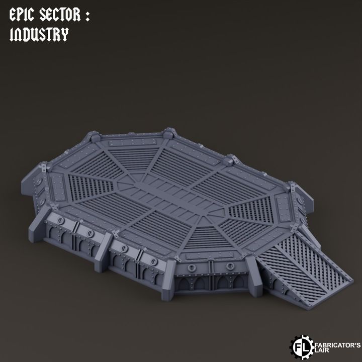 Frontline Defensive Structures Scenery Set | Epic Sector | Fabricators Lair