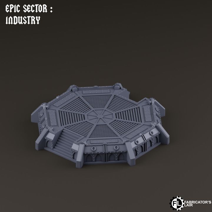 Frontline Defensive Structures Scenery Set | Epic Sector | Fabricators Lair