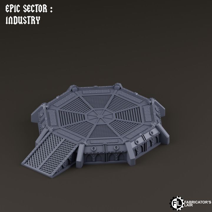Frontline Defensive Structures Scenery Set | Epic Sector | Fabricators Lair