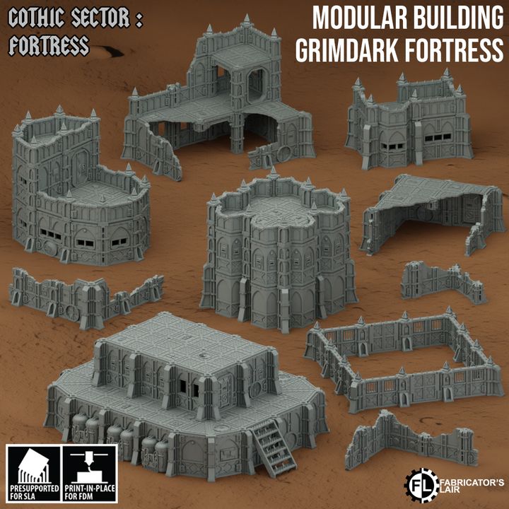 Modular Building System | Gothic Sector Fortress | Fabricators Lair