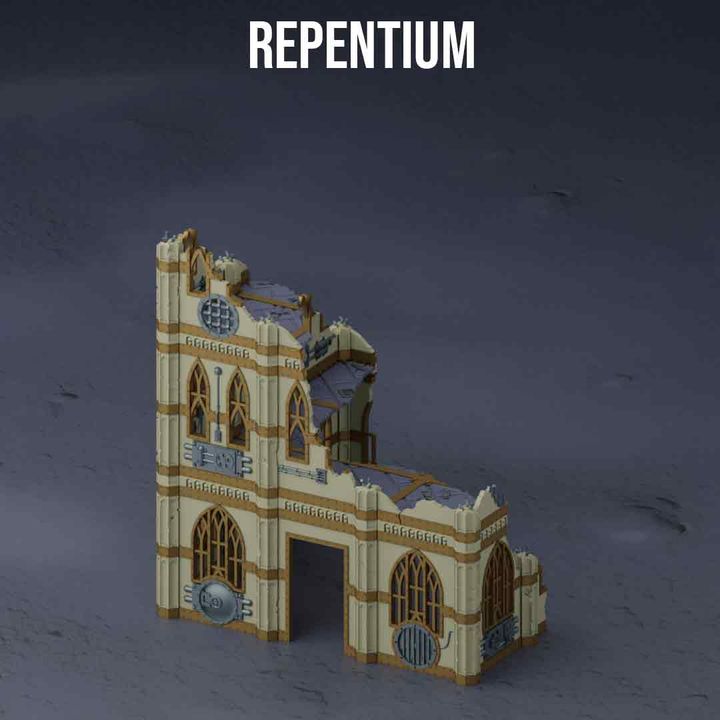 Gothic Ruins Sainte Anne Tower & Repentum | Gothic Sector Templaris | Fabricators Lair