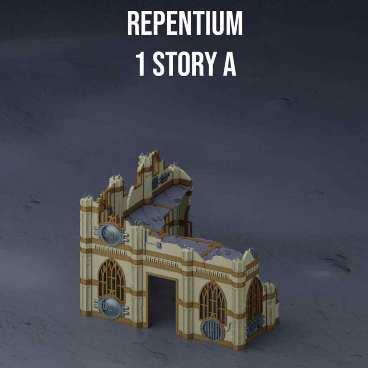 Gothic Ruins Sainte Anne Tower & Repentum | Gothic Sector Templaris | Fabricators Lair