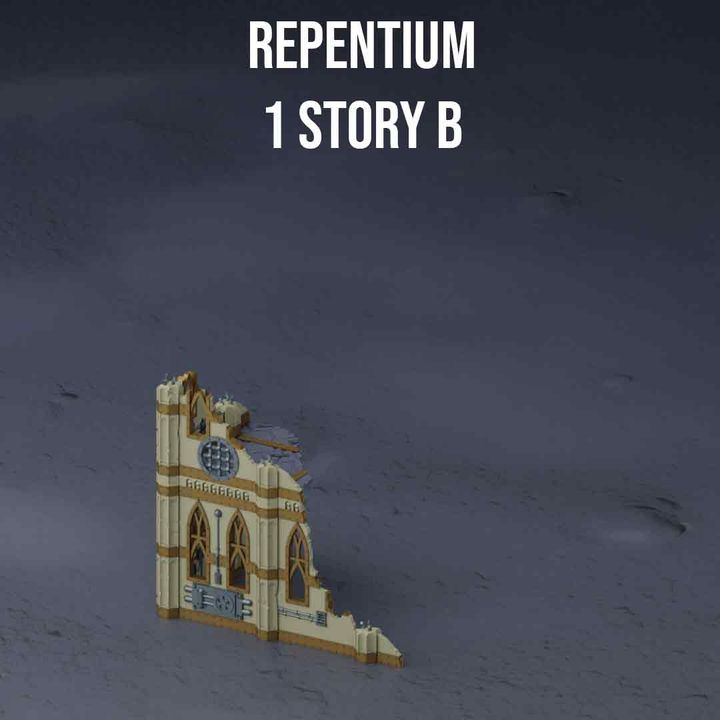 Gothic Ruins Sainte Anne Tower & Repentum | Gothic Sector Templaris | Fabricators Lair