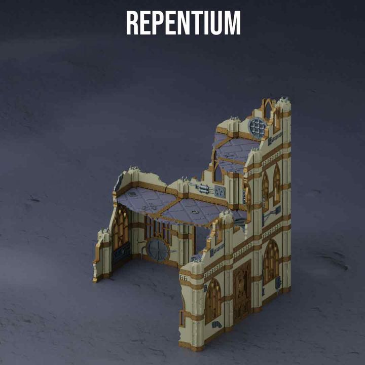 Gothic Ruins Sainte Anne Tower & Repentum | Gothic Sector Templaris | Fabricators Lair