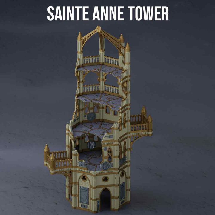 Gothic Ruins Sainte Anne Tower & Repentum | Gothic Sector Templaris | Fabricators Lair