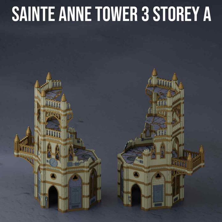 Gothic Ruins Sainte Anne Tower & Repentum | Gothic Sector Templaris | Fabricators Lair