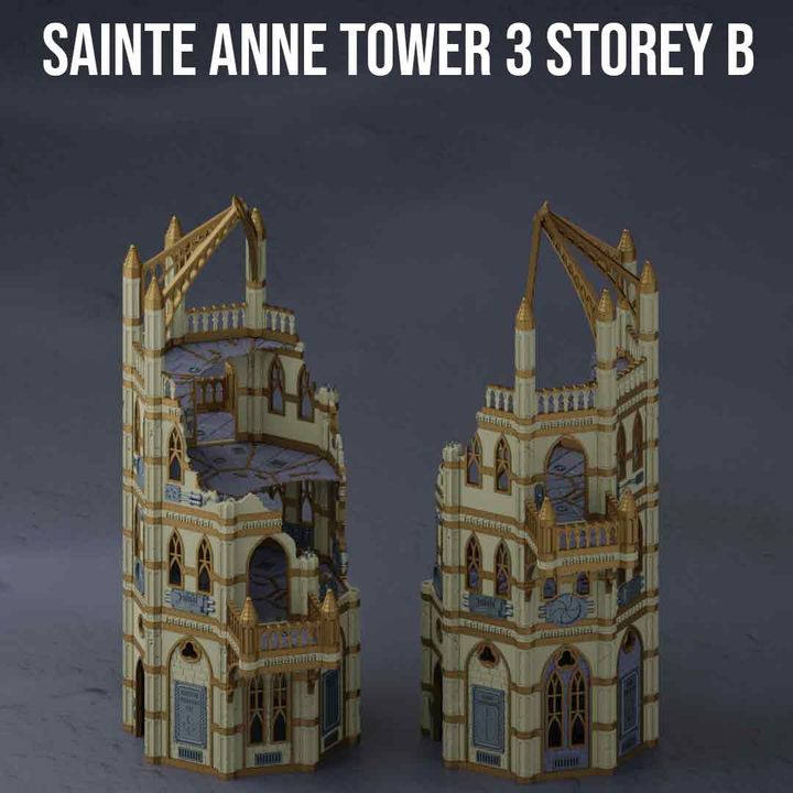 Gothic Ruins Sainte Anne Tower & Repentum | Gothic Sector Templaris | Fabricators Lair