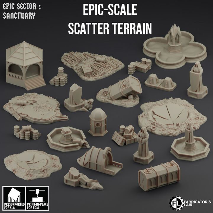 Sanctuary Scatter Terrain | Epic Sector | Fabricators Lair