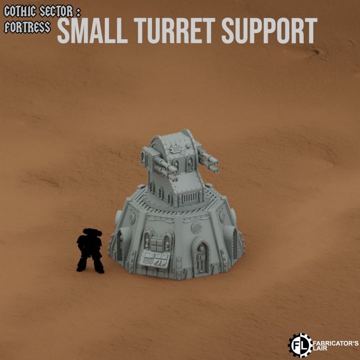 Grimdark Turrets & Platforms | Gothic Sector Fortress | Fabricators Lair