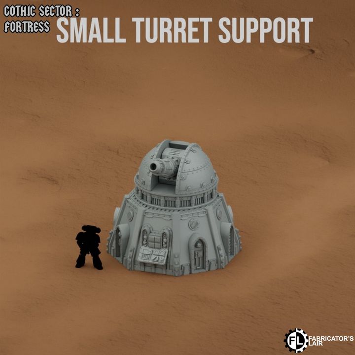 Grimdark Turrets & Platforms | Gothic Sector Fortress | Fabricators Lair