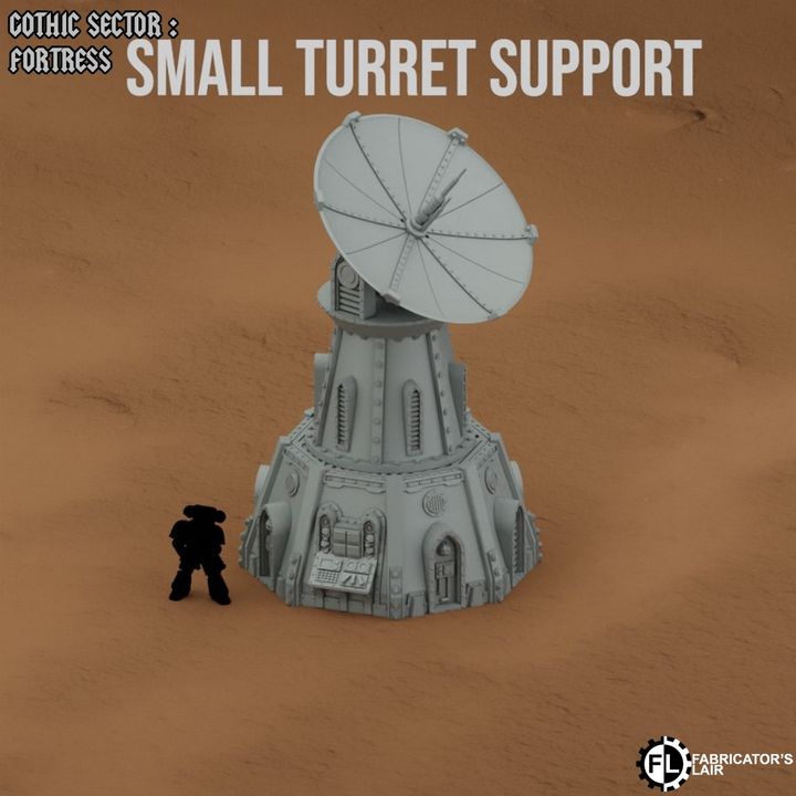 Grimdark Turrets & Platforms | Gothic Sector Fortress | Fabricators Lair