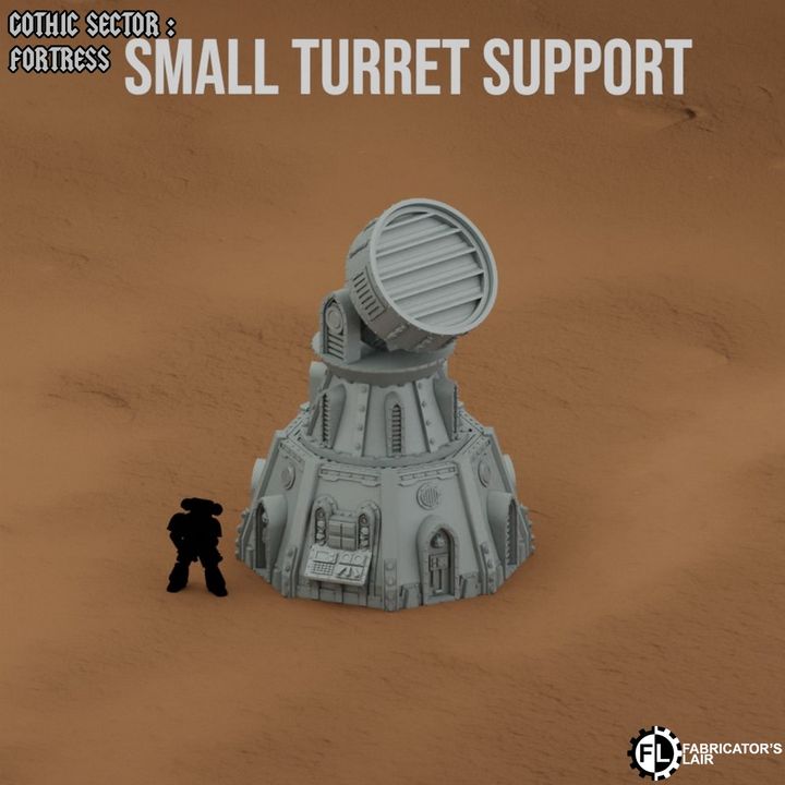 Grimdark Turrets & Platforms | Gothic Sector Fortress | Fabricators Lair