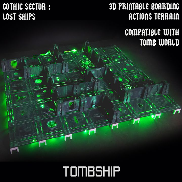 Tombship | Gothic Sector Lost Ships Modular Terrain | Fabricators Lair